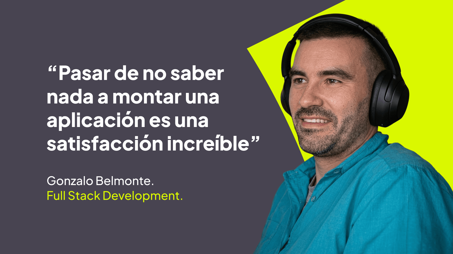 Del aula a la evolución profesional: La experiencia de Gonzalo